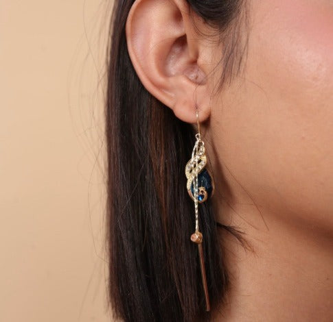 Aretes de Zafiro